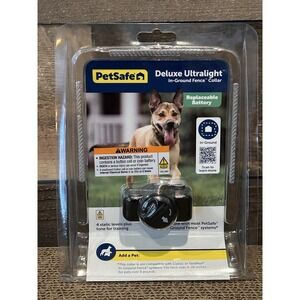 Petsafe Deluxe Ultralight Replaceable Battery In Ground Fence Collar - BRAND NEW
